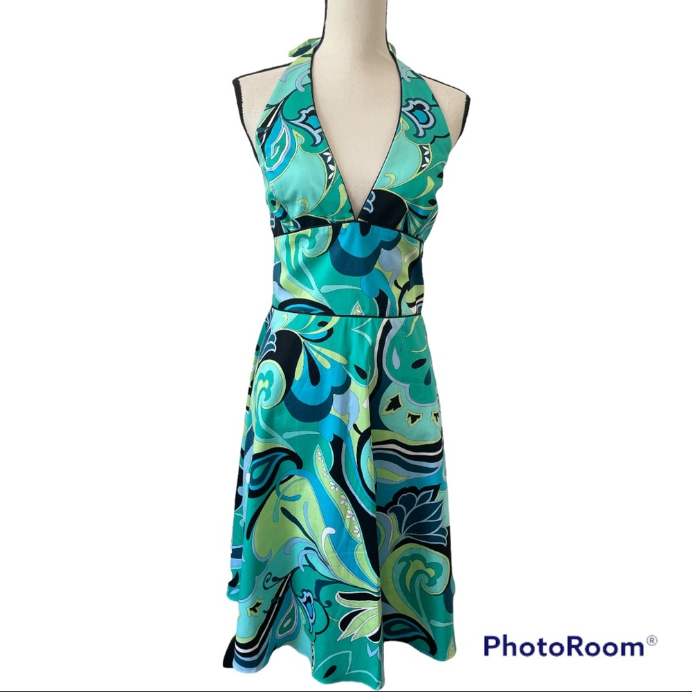 🌼Gorgeous ABS by Allen Schwartz Halter Fit and Flare dress - Size 10